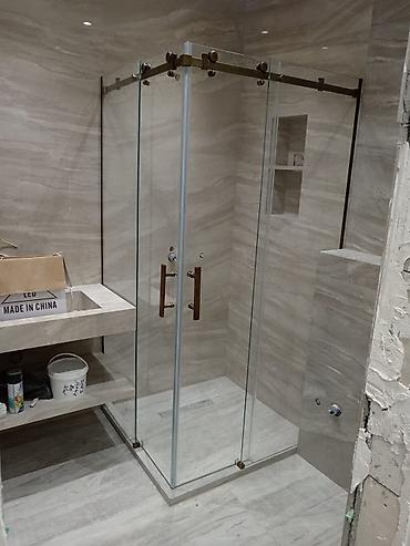Duş kabinaları, arakəsmələr: Arakəsmə, Künc üçün — 7