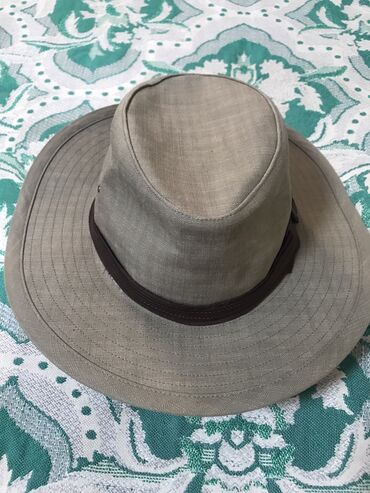 шляпы: Шляпа, Ковбойская, Лето, Натуральная кожа