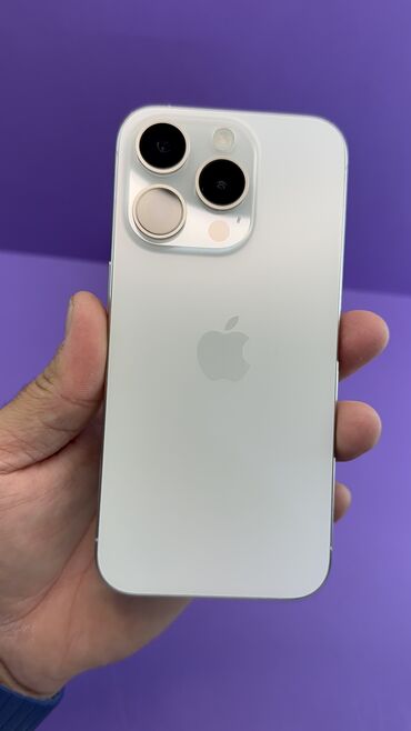 Техника и электроника: IPhone 15 Pro, Б/у, 128 ГБ, Коробка, 83 %