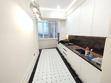 Укладка плитки: Плиточные работы: укладка керамогранита «кабанчик 8×8» с вставками - — 7