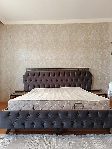 tumbuckalar: Mebel dəsti – yataq otağı üçün - Çarpayı: geniş ölçülü, yumşaq süni — 3