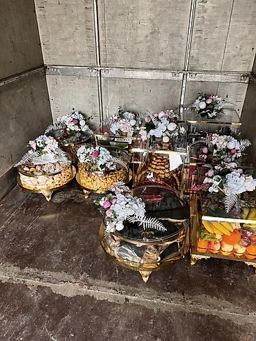 Ашкана буюмдары: Аренда Себет Подарочные подносы-витрины для торжеств - Набор — 4