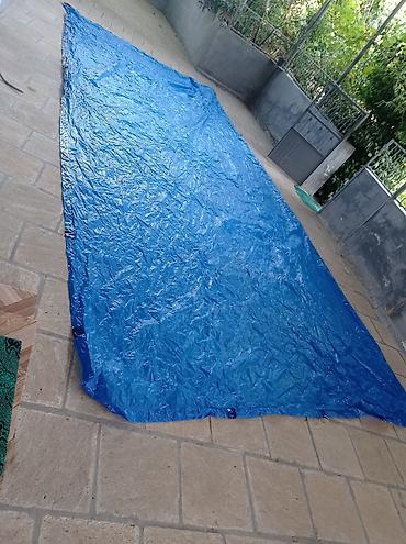 püstə ağacı satılır: Mavi polietilen tent (açıq hava örtüyü) - Material: suya davamlı — 1