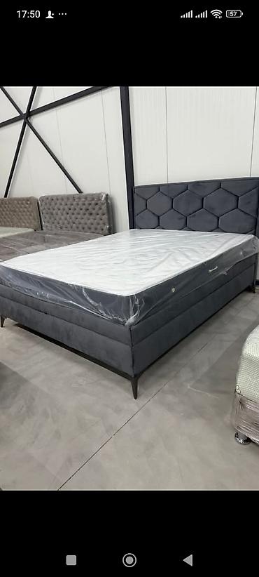 Kreveti: Tapacirani SPRING box francuski krevet sa uzglavljem – model sa — 3