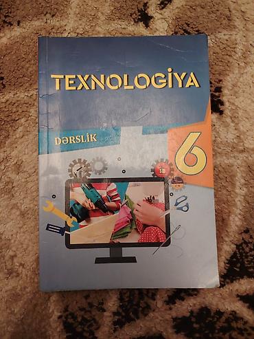Kitablar və jurnallar: Texnologiya – 6-cı sinif 2021 il üçün dərslik 2 ədəd var - Fənn — 1