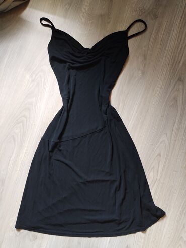Haljine: A-Dress S (EU 36), bоја - Crna, Večernji, maturski, Dugih rukava