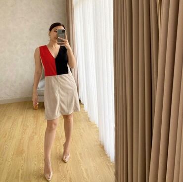 Dresses: Zara S (EU 36), color - Beige, Other style, Short sleeves