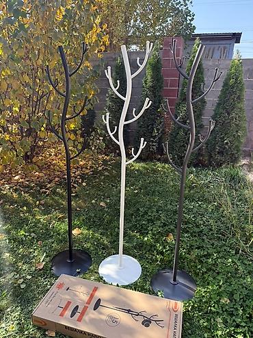 Вешалки: Напольная вешалка «Дерево» (металл) - Дизайн: ствол с ветвями — 3