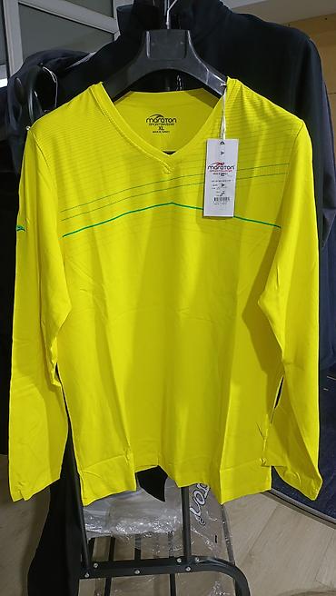 Мужская одежда: Мужская футболка, L, Maraton Sportswear, Новый, цвет - Желтый — 3