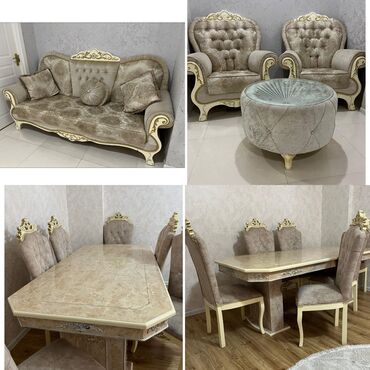Divan və kreslo dəstləri: İşlənmiş, Divan, Divan, Bazasız, Açılmayan