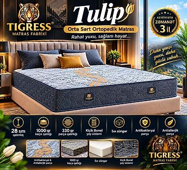 kece: Yeni, Ortopedik matras, Bir nəfərlik — 1