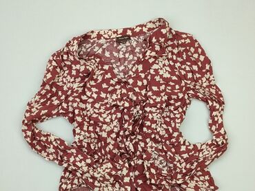 bordowa bluzki z długim rękawem: Блуза жіноча, 2XL, стан - Хороший