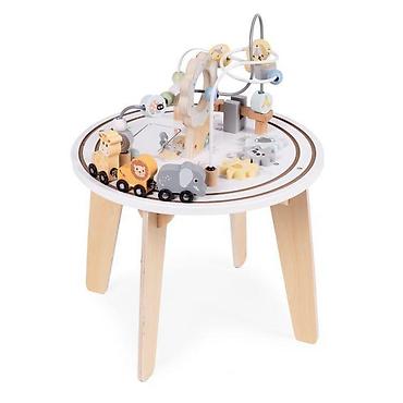 topmove kofer: Drveni 5u1 edukativni interaktivni sto za decu – ECOTOYS Šifra — 5