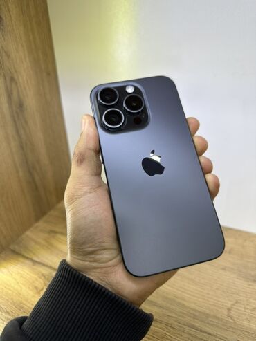 купить айфон 15 про бишкек: IPhone 15 Pro, 256 ГБ, Black Titanium, 90 %