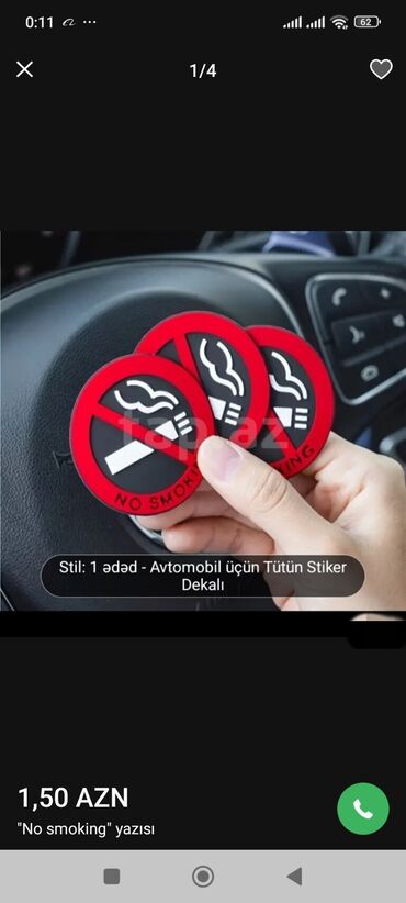 oturacaq uzlukleri: “No Smoking” avtomobil stikerləri - Təyinat: Avtomobil salonunda