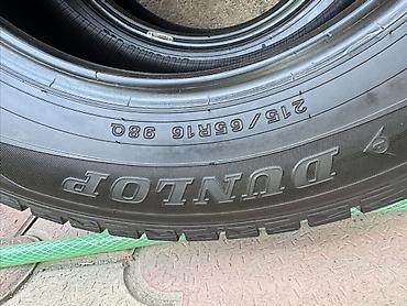 Шины: Комплект 215/65/16. 205/65/16
Состояние ото жакшы 
DUNLOP липучка — 2