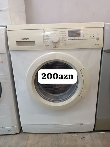 Kondisionerlər: Siemens paltaryuyan maşın, ön yükləmə. Xüsusiyyətlər: - İdarəetmə