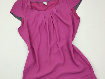 fioletowe bluzki damskie: Bluzka Damska, H&M, S, stan - Bardzo dobry