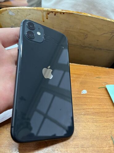 Apple iPhone: IPhone 11, Б/у, 128 ГБ, Черный, 100 % — 1