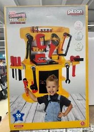Dečije radionice i alati: Pilsan Toy Workbench and Tool Set – dečja radionica sa alatima (50 — 11