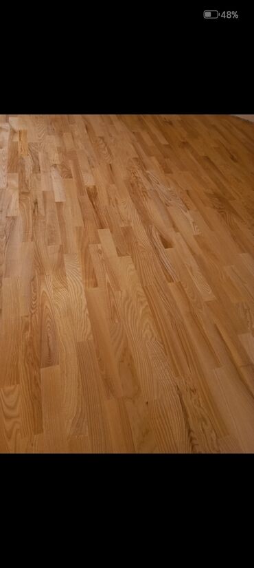 Döşəmə işləri: Taxta döşəmə cilalama və laklama xidməti - Şəkillərdə: ev və — 14