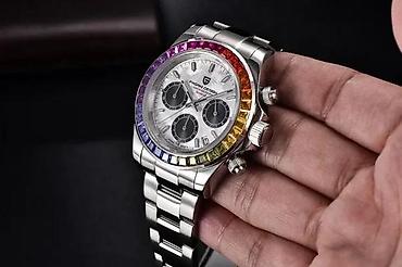 Ručni satovi: PAGANI DESIGN PD-1644 Sport - 40mm - RAINBOW - Rolex Daytona Potpuno — 1