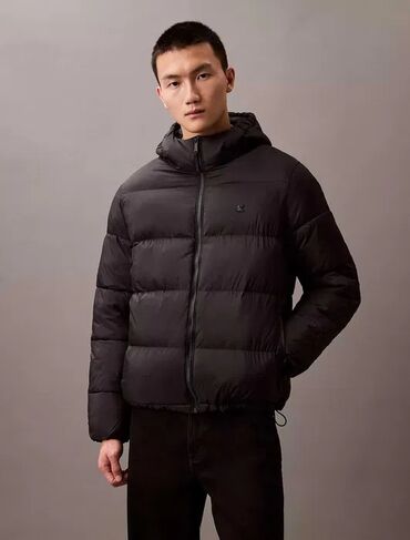 купить кожаную куртку в баку: Мужская куртка, Болонка, Зимняя, Calvin Klein, M
