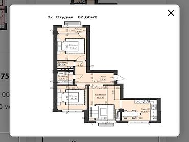 Продажа квартир: 3 комнаты, 68 м², Элитка, 2 этаж, Дизайнерский ремонт — 11