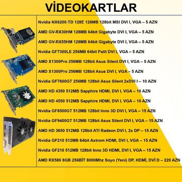 Ana platalar: Videokart GeForce 210, < 4 GB