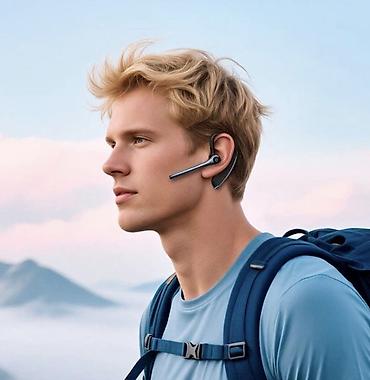 mac m3: Bluetooth-гарнитура Hoco (моно, заушная) - Двухмикрофонная система с — 8