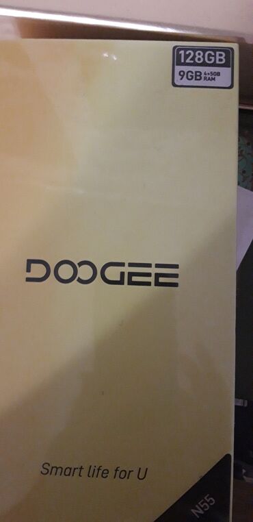 стойка для телефона: DOOGEE, N55, Новый, 128 ГБ, цвет - Черный, 2 SIM