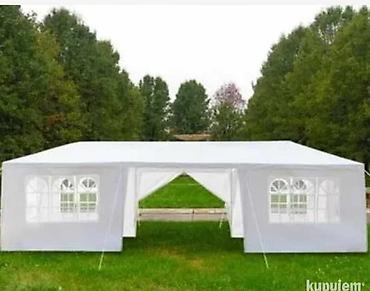 makiska terasa: Beli Paviljon Party 3x9m – Savršen za zabave i događaje na otvorenom! — 4