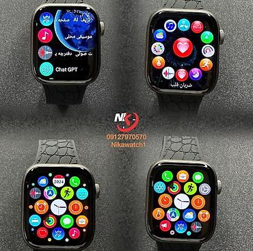 Smart saatlar: Yeni, Smart saat, Sensor ekran, rəng - Qara — 7