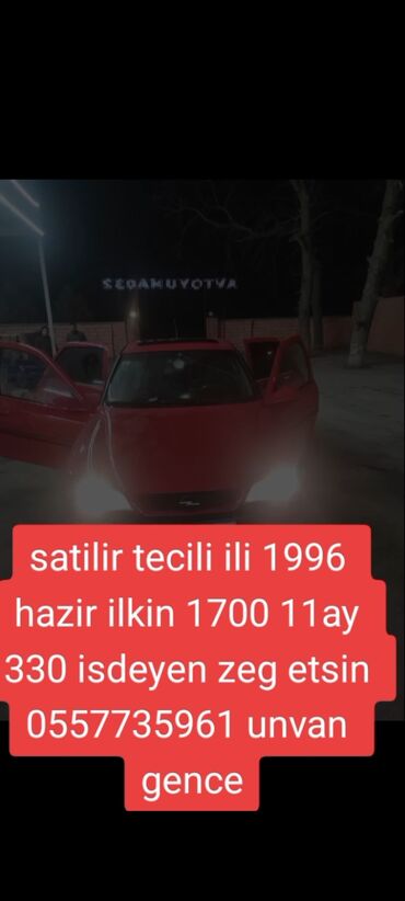 maşin satşi: Opel Vectra: 1.8 l | 1996 il 60000 km Sedan