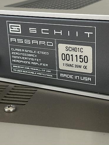 Audio: Schiit Asgard qulaqlıq gücləndiricisi - Model: Schiit Asgard — 6
