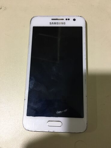 Samsung: Samsung Galaxy A3, 16 GB, rəng - Ağ, Düyməli