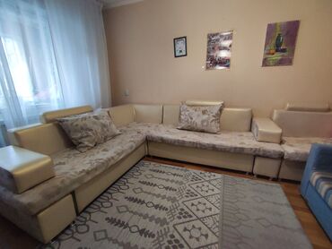 выкуп мебели: Угловой диван, цвет - Бежевый, Б/у