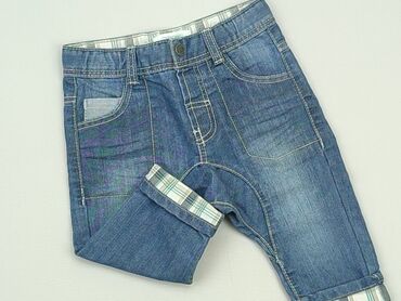 spódniczka jeansowa z dziurami: Denim pants, 3-6 months, condition - Very good