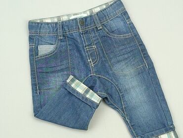 legginsy z cekinami dla dziewczynki: Denim pants, 3-6 months, condition - Very good