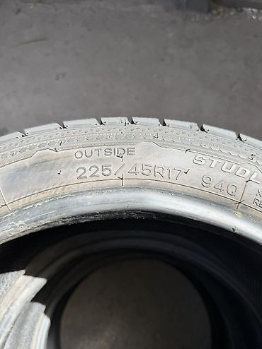 22545 r17 зима: Шины 225 / 45 / R 17, Зима, Б/у, Комплект, Легковые, Таиланд — 3