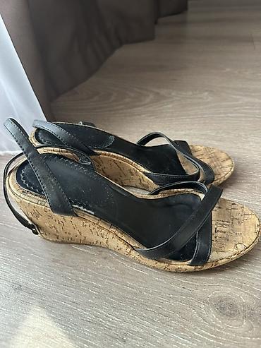 Босоножки, 37, Aldo, Б/у, цвет - Черный