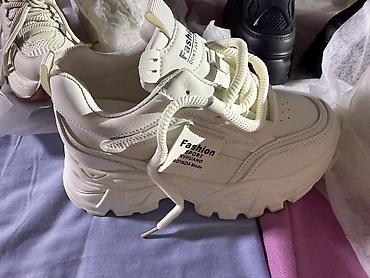 Кроссовки и спортивная обувь: Кроссовки, 37, Fashion, Новый, цвет - Белый, Самовывоз — 9
