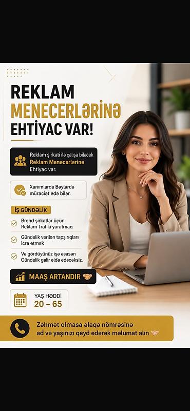 model isi axtariram: SMM menecer tələb olunur, Təcrübəsiz — 1