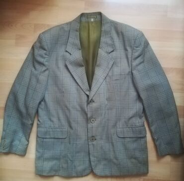 muske trenerke 4xl: Sako vel 42, karirani braon, obim grudi 106 cm, dužina 78 cm, zbog