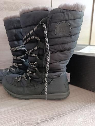 Бөлмө өсүмдүктөрү: Женские зимние сапоги Sorel Whitney Lace - Цвет: Black (черный) - — 5