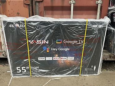 google: Телевизоры YASIN 55Q90 QLED 140 см 55" 4k СРОЧНАЯ акция (google tv) - — 1