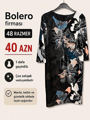 boler: Bolero firmasının qadın paltarı - Ölçü: 48 - Qiymət: 40 AZN - 1 dəfə — 1