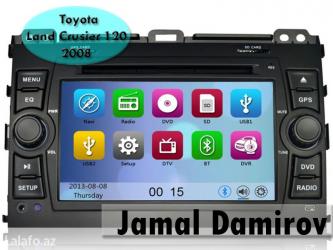 Avtoelektronika: Toyota land crusier 120 2008 üçün dvd-monitor. Dvd-монитор для toyota — 1