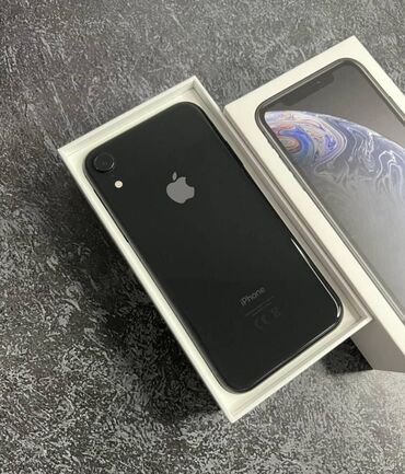 айфон 6 64: IPhone Xr, Колдонулган, 128 ГБ, Кара, Коргоочу айнек, Кабель, Куту, 78 %