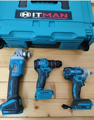 Ostali akumulatorski alati: Set aku alata 3u1 HITMAN brusalica,srafilica,odvijac Brusilica 62V — 8